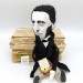 philosopher doll - Literary Gift for Readers & Writers -Collectible doll hand painted