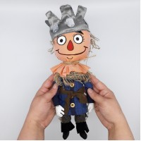 Scarecrow doll - Return toOz ( 12 inches )
