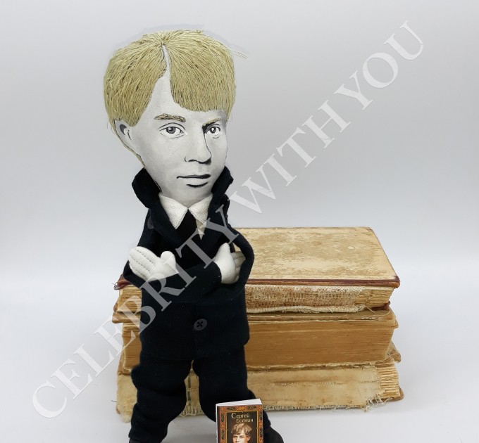 Sergey Yesenin  Russian poets of the 20th century - collectible doll