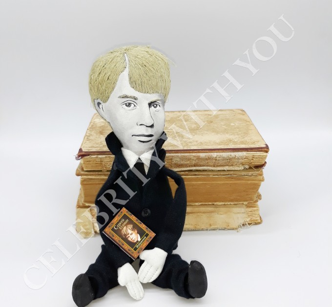 Sergey Yesenin  Russian poets of the 20th century - collectible doll