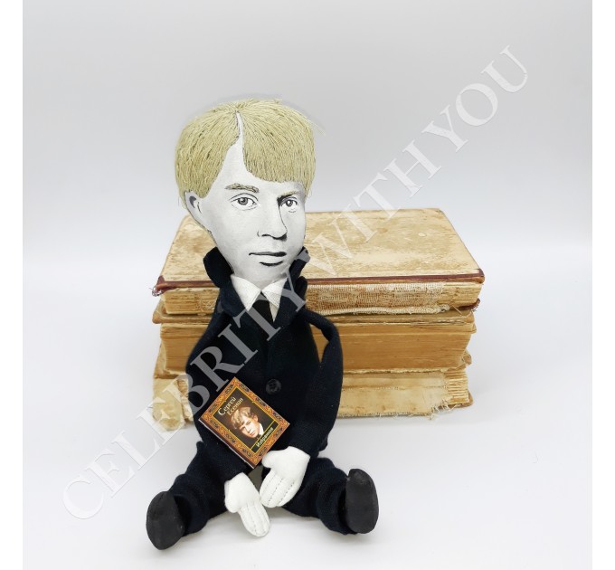 Sergey Yesenin  Russian poets of the 20th century - collectible doll