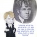 Sergey Yesenin  Russian poets of the 20th century - collectible doll