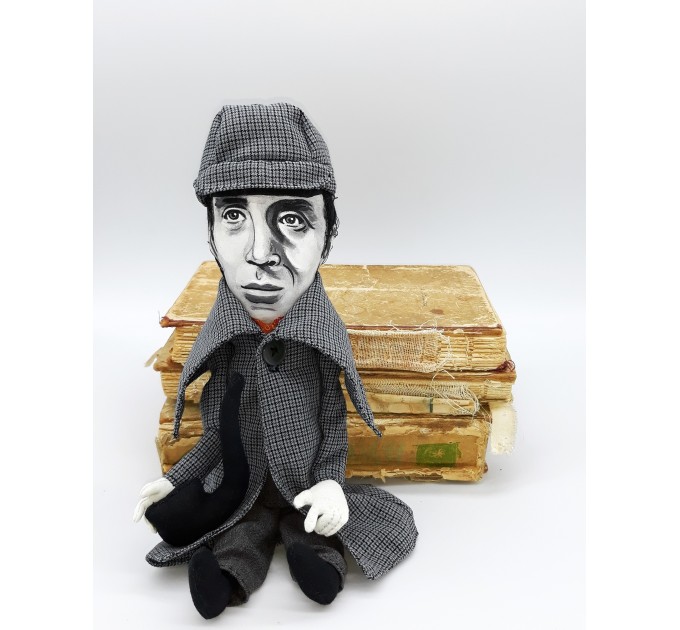 Basil Rathbone detective doll