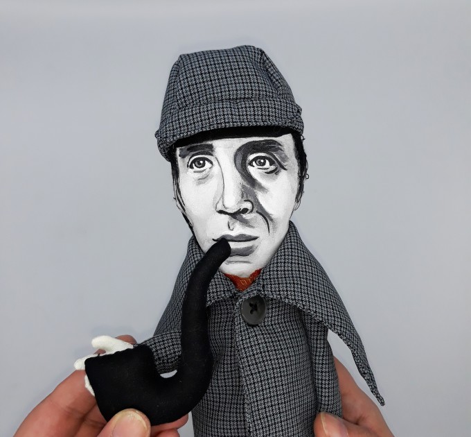 Basil Rathbone detective doll