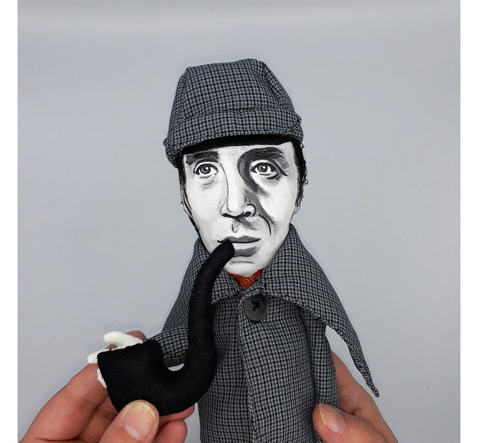 Basil Rathbone detective doll