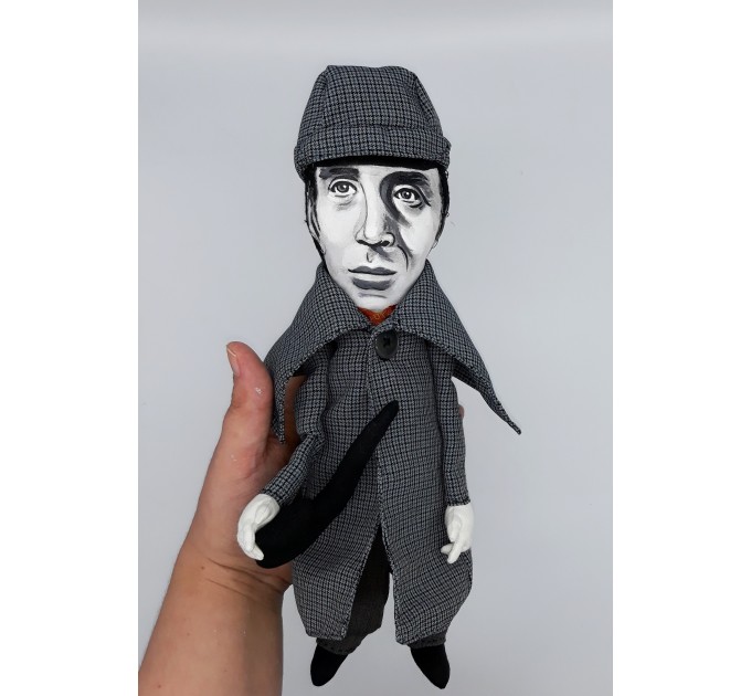 Basil Rathbone detective doll