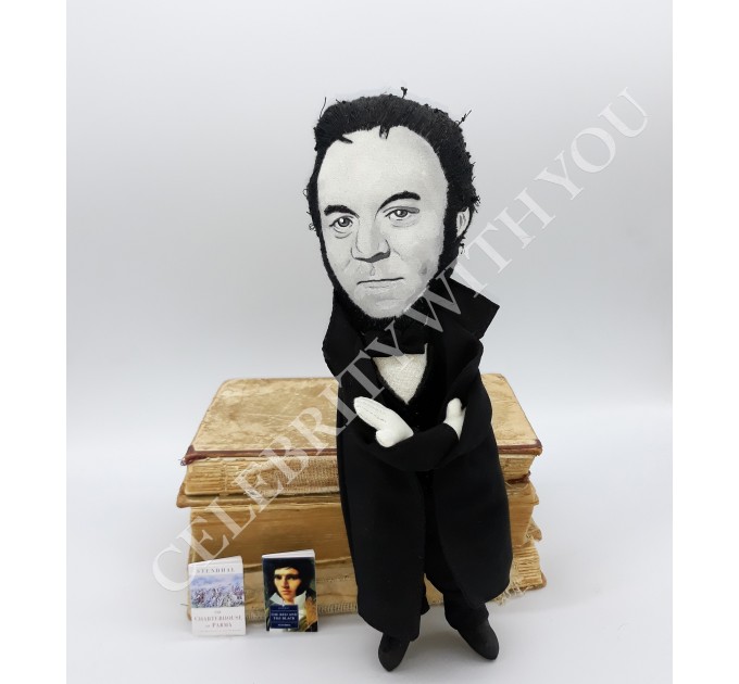 Famous French writer - Literary gift for Readers, Gift for novelist - Collectible doll