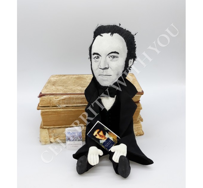 Famous French writer - Literary gift for Readers, Gift for novelist - Collectible doll