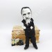 W. Somerset Maugham English playwright, novelist - Gift for writer - Collectible doll + miniature books