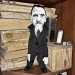 W. Somerset Maugham English playwright, novelist - Gift for writer - Collectible doll + miniature books