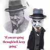 Winston Churchill Britain Prime Minister - Father's day gift - Textile doll hand embroidered and painted face