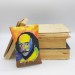 William Shakespeare decorative pillow, reading pillows - gift for book nerd - Reader gifts - book shelf decoration - hand painted pillow