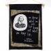William Shakespeare quote - WALL HANGING black and white banner hand painted / Home library decor / burlap banner