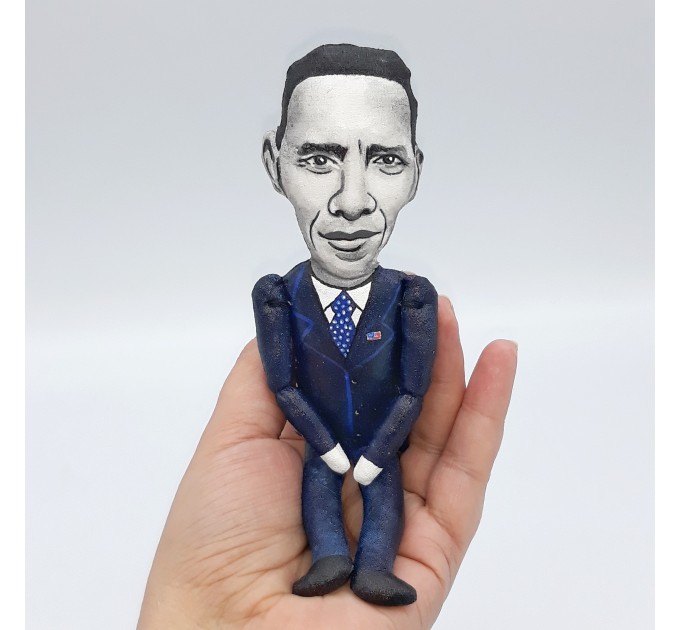 Barack Obama famous president figurine, History teacher gift