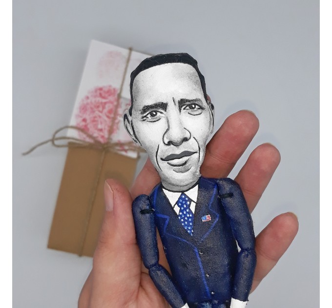 Barack Obama famous president figurine, History teacher gift