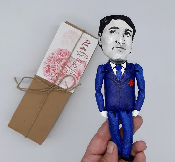 Justin Trudeau finger puppet