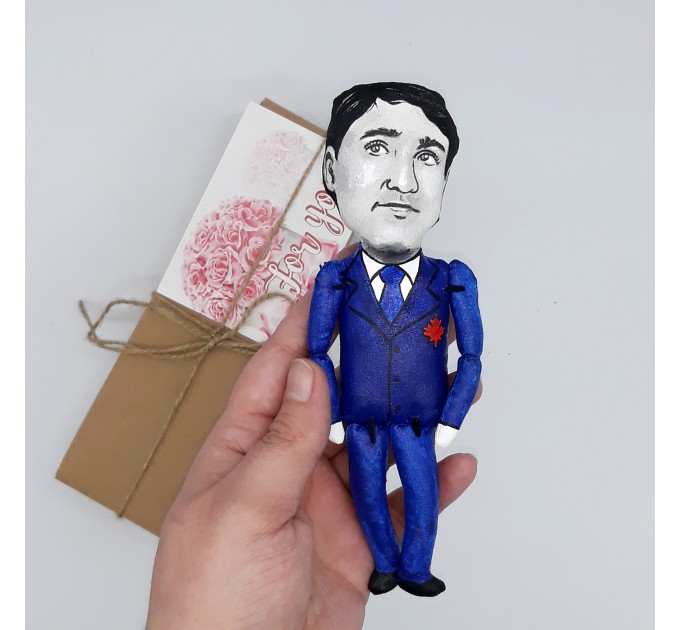 Justin Trudeau finger puppet