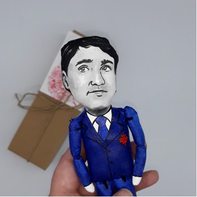 Justin Trudeau finger puppet