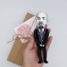 Friedrich Engels, Karl Marx, Vladimir Lenin, Mao Zedong - SET 4 fingers puppets 