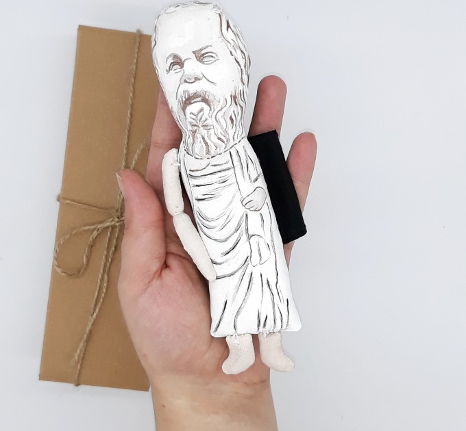 Socrates, Plato, Diogenes, Aristotle - SET 4 finger puppets - Greek Philosophers - History teacher gift