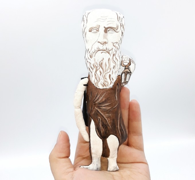 Socrates, Plato, Diogenes, Aristotle - SET 4 finger puppets - Greek Philosophers - History teacher gift