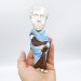 Socrates, Plato, Diogenes, Aristotle - SET 4 finger puppets - Greek Philosophers - History teacher gift