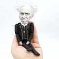 Arthur Schopenhauer philosopher pessimist figurine 