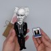 Arthur Schopenhauer philosopher pessimist figurine 