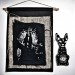 Goth Black CAT - Gothic Home Decor - magics cat - black cat luck - hand painted toy