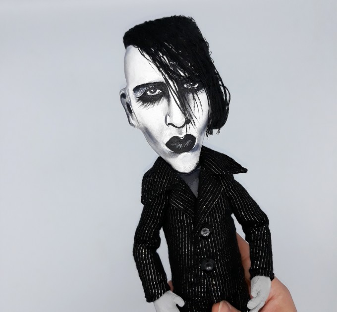 Gothic musician doll