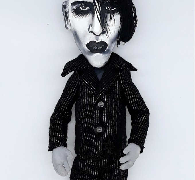 Gothic musician doll