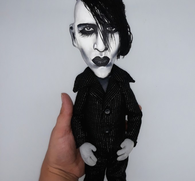 Gothic musician doll