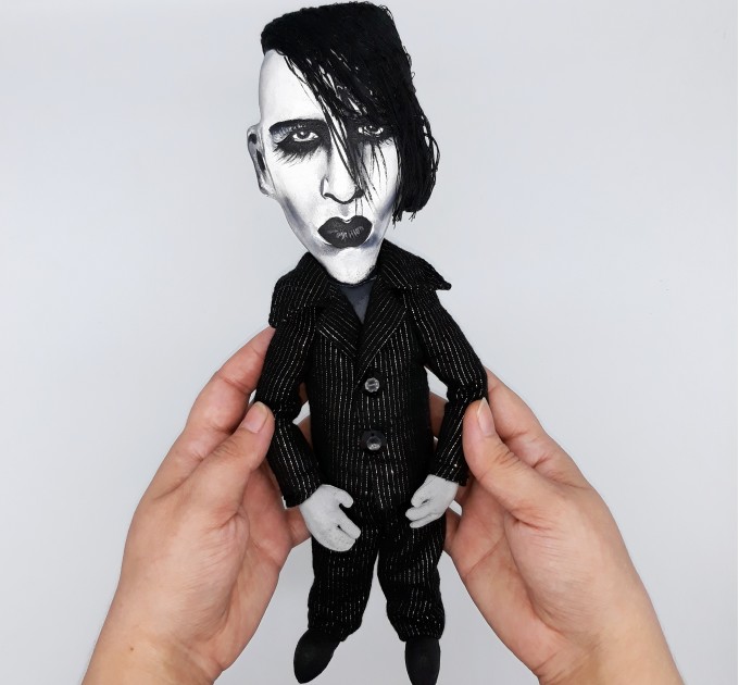 Gothic musician doll