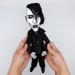 Gothic musician doll