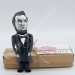 Abraham Lincoln president action figure, 16th president US - History gift idea Father's history gift Patriotic decor - Collectible historical doll hand painted