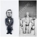 Abraham Lincoln president action figure, 16th president US - History gift idea Father's history gift Patriotic decor - Collectible historical doll hand painted