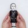 Famous women  writer, author detectives - Gifts for Readers & Writers - Collectible miniature doll hand painted