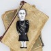 Famous women  writer, author detectives - Gifts for Readers & Writers - Collectible miniature doll hand painted