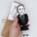 Famous women  writer, author detectives - Gifts for Readers & Writers - Collectible miniature doll hand painted