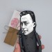 Albert Camus Famous philosopher, author, journalist Nobel Prize - Book lover decor Readers & Writers gift - Thoughtful gift - hand painted figurine