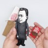 Albert Camus philosopher figure, Book lover decor - Collectible doll