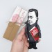 Albert Camus philosopher figure, Book lover decor - Collectible doll