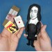 Baruch Spinoza Dutch philosopher action figure 1:12, 17th-century Enlightenment - realist - literature gift, a unique collection for smart people - Collectible philosopher doll hand painted + miniature books