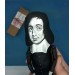 Baruch Spinoza Dutch philosopher action figure 1:12, 17th-century Enlightenment - realist - literature gift, a unique collection for smart people - Collectible philosopher doll hand painted + miniature books