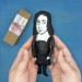 Baruch Spinoza Dutch philosopher action figure 1:12, 17th-century Enlightenment - realist - literature gift, a unique collection for smart people - Collectible philosopher doll hand painted + miniature books