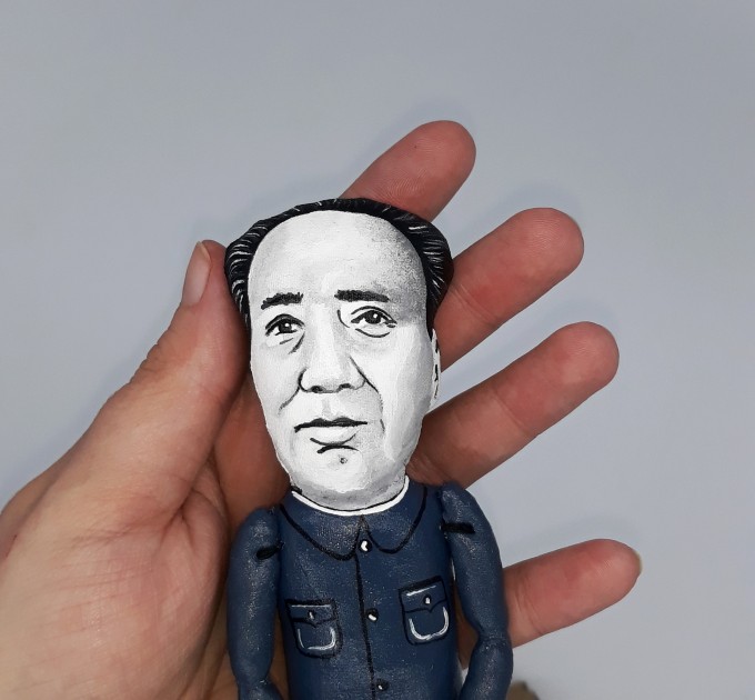 CHAIRMAN Mao Zedong communist, china memorabilia - Philosophy Gift - Historical doll, Collectible Figure, Handmade cloth doll hand painted