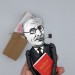 Carl Jung action figures 1:12, psychiatrist, psychoanalyst - Physical therapist gift, - psychiatrist office decor - hand painted doll + 2 Miniature Books