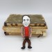 Carl Sagan famous scientist figure, Professor gift! Collectible doll + miniature book