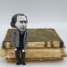 Charles Bukowski German - American poet, novelist, and short story writer - author Ham on Rye - Reader gifts - Miniature doll hand painted