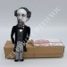 Charles Dickens figure - Literary Gift - Collectible doll 